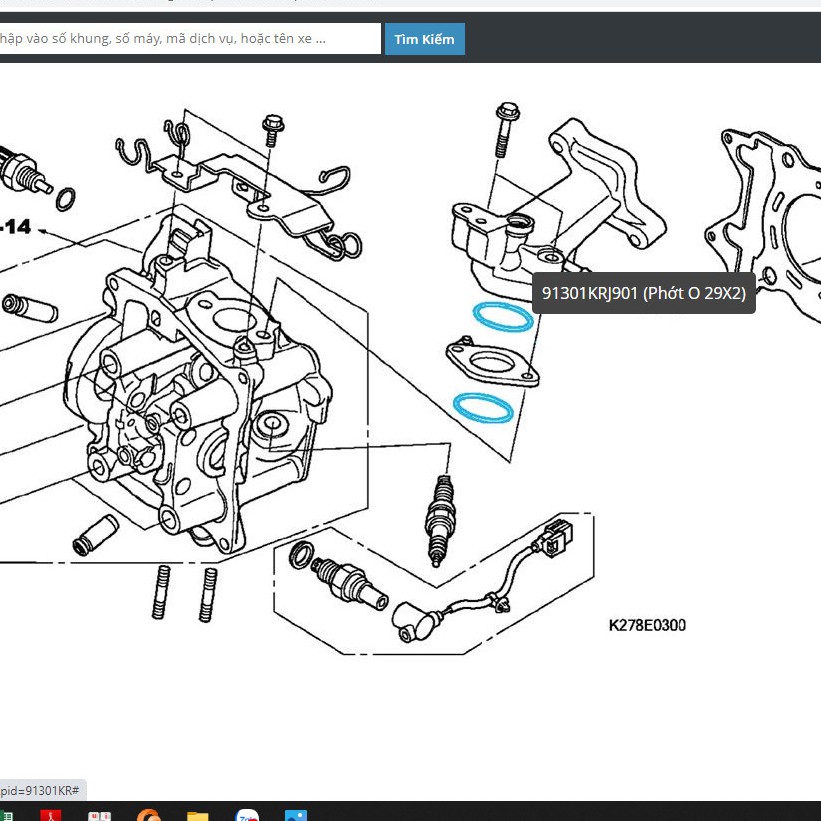 SIM CO XĂNG VARIO/AB125/CLICK THÁI / LEAD 125/ SH ZIN HONDA