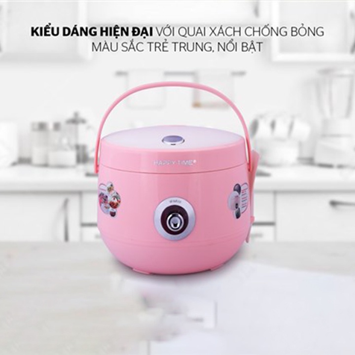 Nồi cơm cắm điện SUNHOUSE HAPPYTIME dung tích 1.8 lít, Nồi cơm cắm điện chính hãng hàng Việt Nam