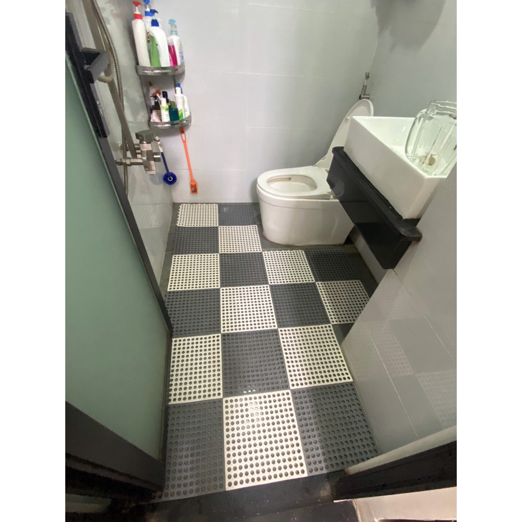 Miếng lót sàn chống trơn trượt cho nhà tắm, nhà vệ sinh, nhà bếp ( 30*30 cm một tấm )