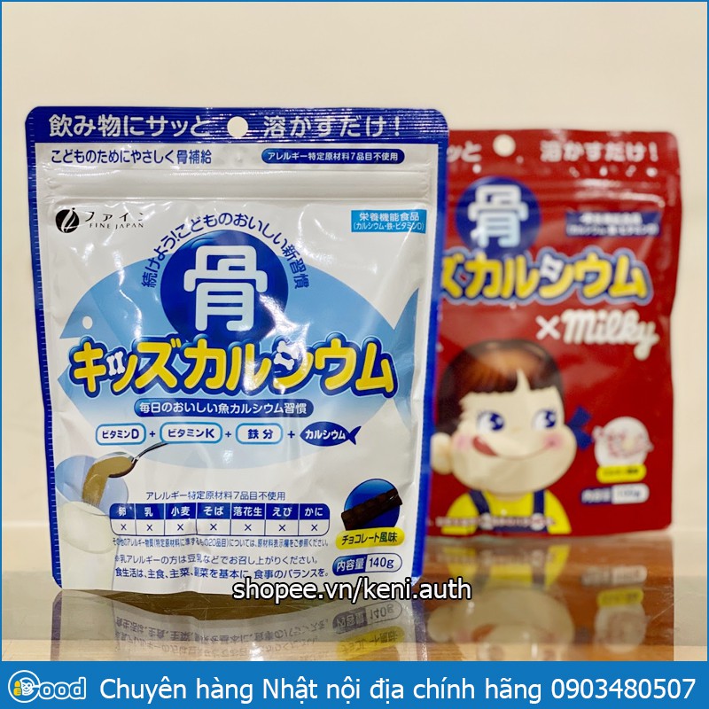 [Giá tốt]  Bột Bone's Calcium for kids bổ sung canxi xương cá tuyết Nhật Bản