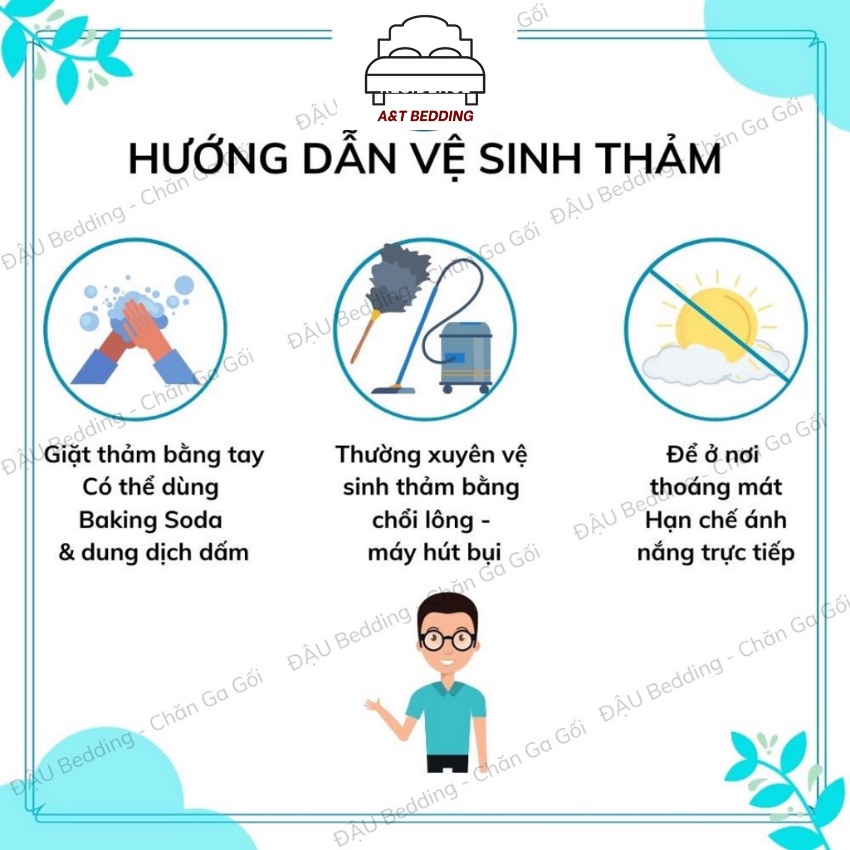 Thảm trải sàn nỉ lì Bali, Thảm phòng khách size 1m6x2m3 và 2mx3m loại 1, có hạt nhựa chống trượt tuyệt đối