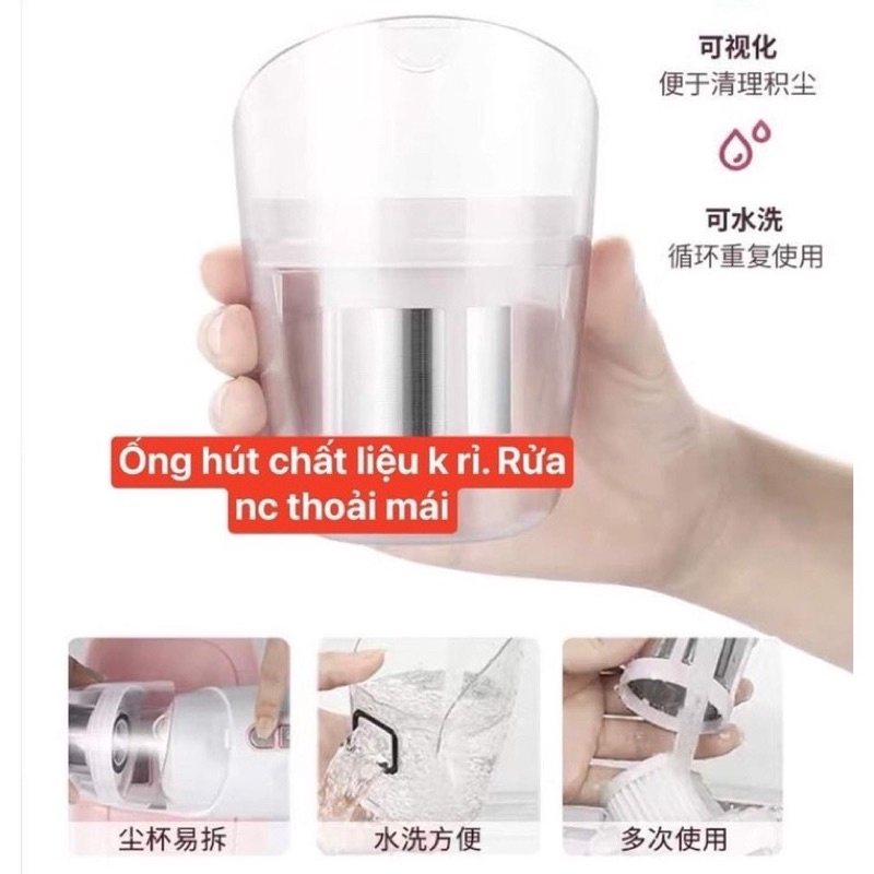 Máy hút bụi cầm tay khử khuẩn UV Haier chính hãng