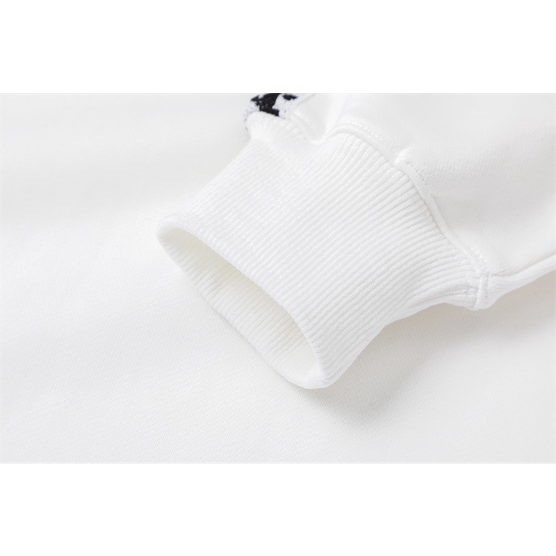 D &amp; OR Advanced Áo Sweater Dệt Kim Jacquard Cổ Tròn Ghép Nối Đơn Giản Đa Năng Cho Cặp Đôi