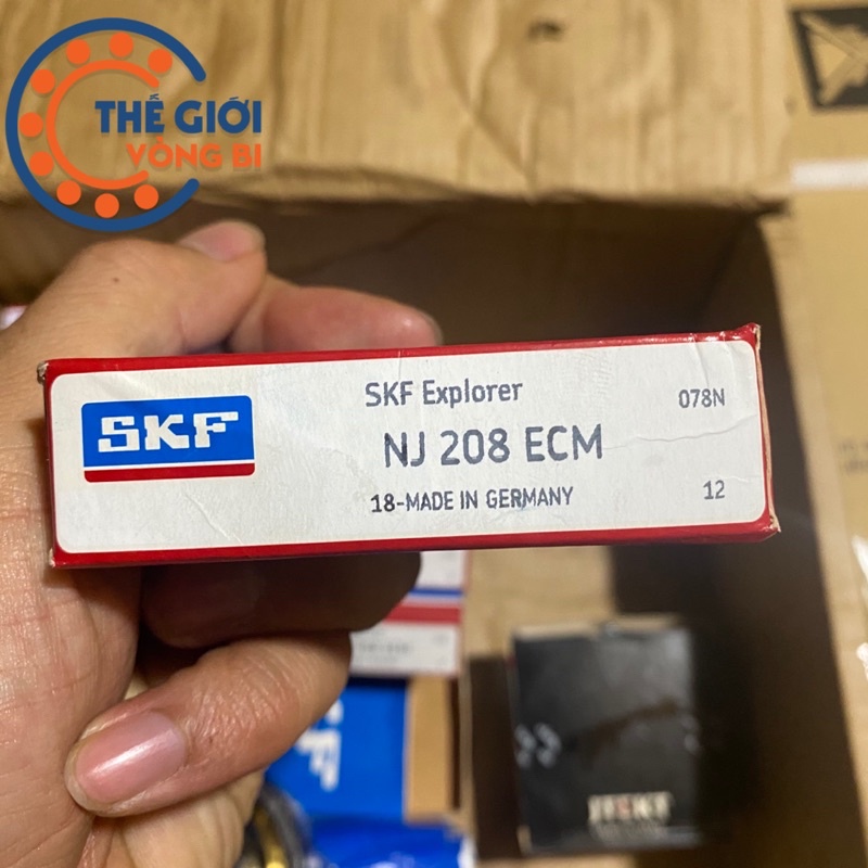 vòng bi bạc đạn đũa SKF NJ 208 ECM dậu đồng