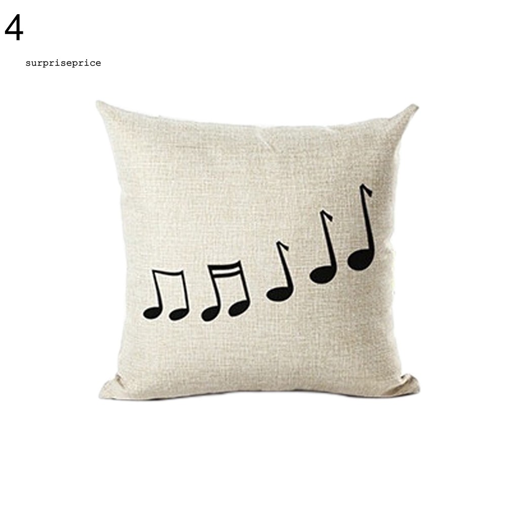 Vỏ gối hình phím đàn piano trang trí nội thất