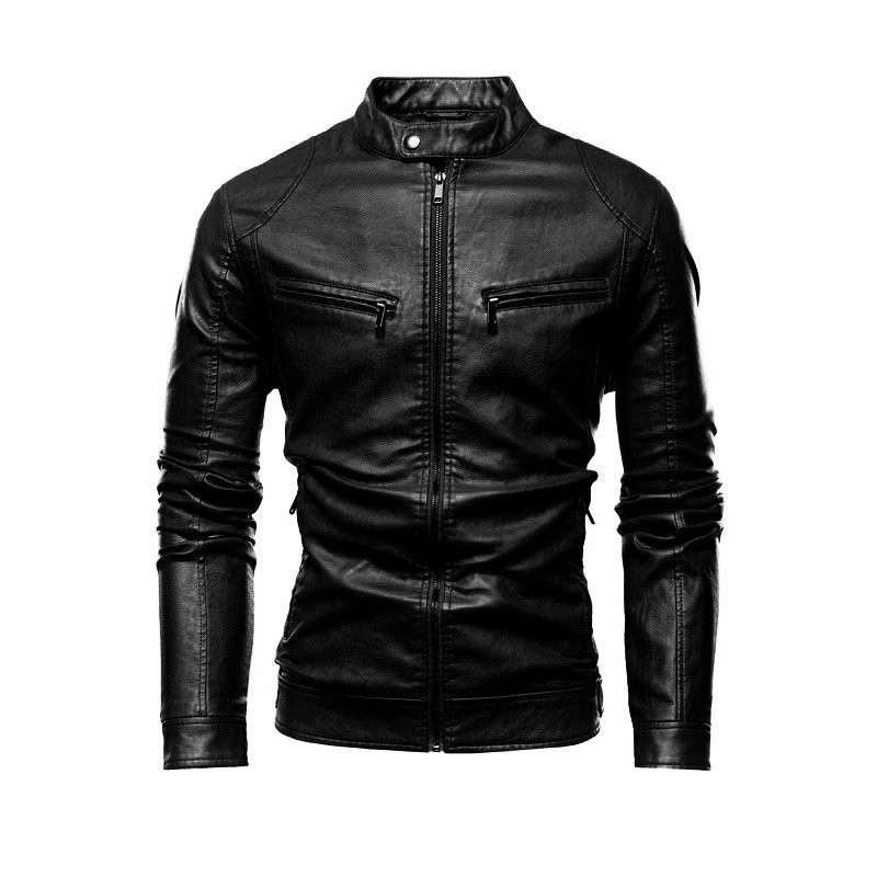 Áo khoác da 2 túi ngang lót dù - 152 | BigBuy360 - bigbuy360.vn