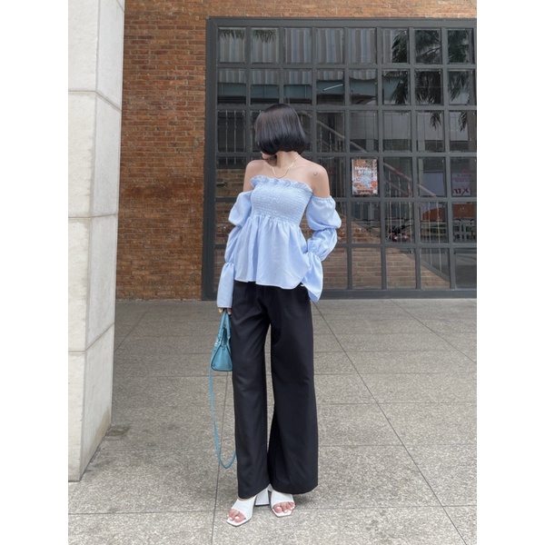 SAP-Áo baby doll bẹt vai