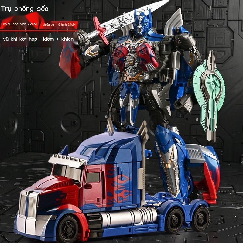 ❒Đồ chơi trẻ em Transformers Optimus Prime Bumblebee hợp kim máy bay chính hãng Wei ô tô mô hình tay robot