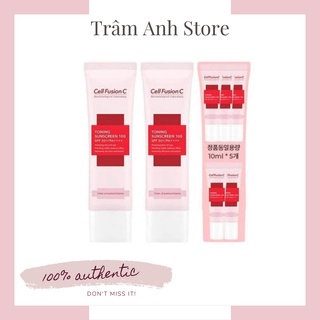 (SẴN HÀNG) KEM CHỐNG NẮNG CELL FUSION C TONING HỒNG