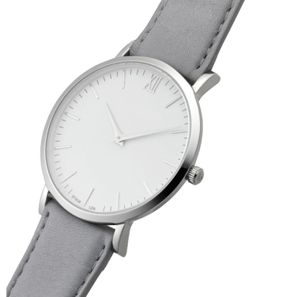 Đồng Hồ Analog Máy Quartz Mặt Tròn Lớn Thời Trang Cho Nam