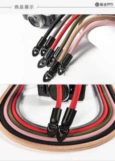 Dây đeo máy ảnh đeo cổ bện tròn sợi Nylon bền chắc