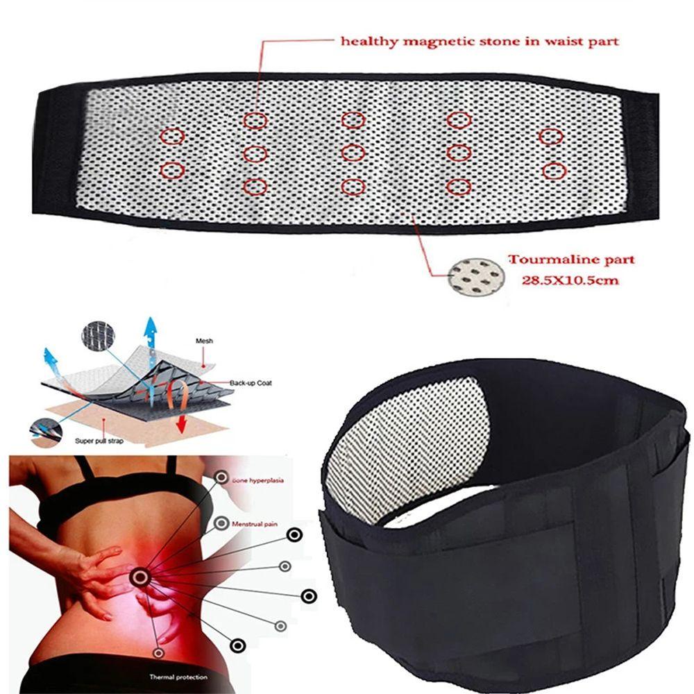 Đai Thắt Lưng Tự Sưởi Ấm Tourmaline Có Thể Điều Chỉnh Hỗ Trợ Chăm Sóc Sức Khỏe
