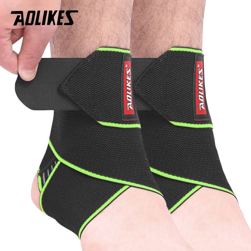 Bộ 2 quấn khớp cổ chân AOLIKES A-1527 bảo vệ mắt cá chân khi chơi thể thao sport ankle protector