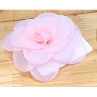 Hoa trà lụa cài áo , cài váy trơn cao cấp
