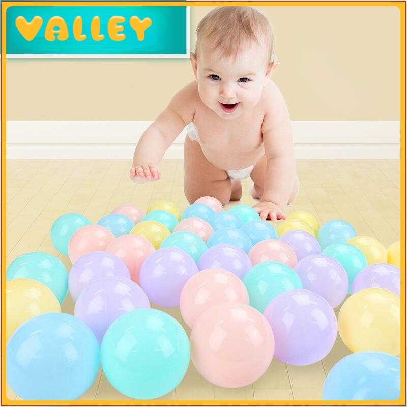 5/ 10/ 20 Quả bóng nhựa ZHAN QI TOYS mềm mại đường kính 6cm nhiều màu xinh xắn cho bé