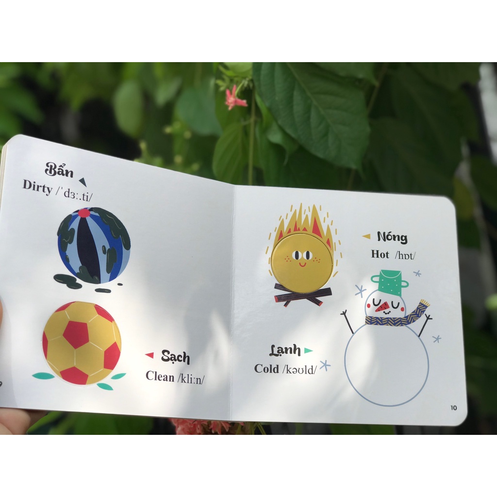 Sách - Sách đục trổ thông minh - Những từ vựng đầu đời của bé - Quyển lẻ tùy chọn