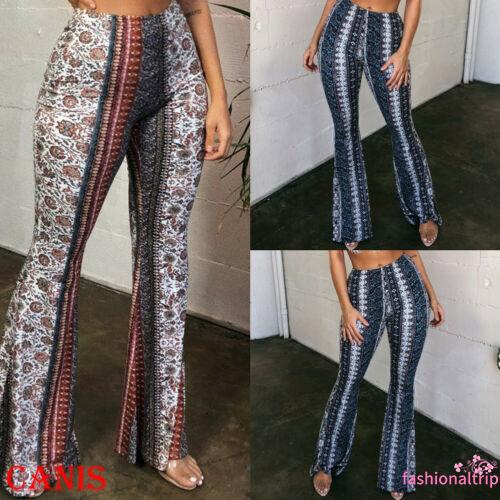 Quần Dài Ống Loe Họa Tiết Thổ Cẩm Thời Trang Cho Nữ | BigBuy360 - bigbuy360.vn