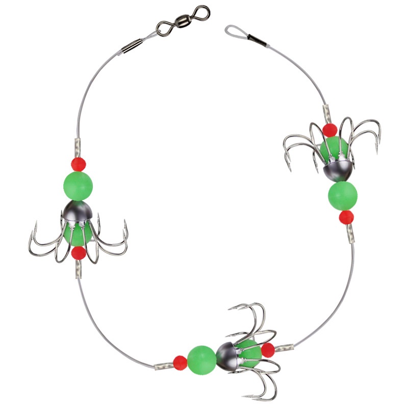 Dây Móc Câu Mực Phát Sáng Hình Bạch Tuộc