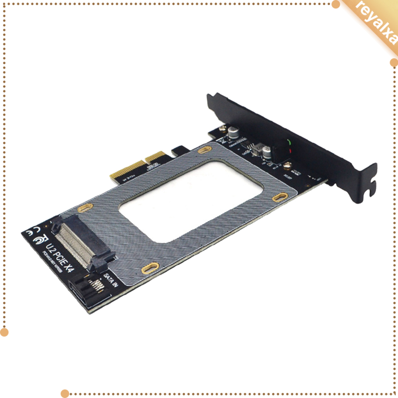 PCIe Riser 4X to U.2 SFF-8639 Expansion Card PCI-E/SATA/SAS Adapter for Desktop PC Computer