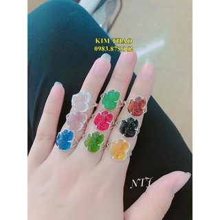 Nhẫn bạc ta hồ ly phong thủy