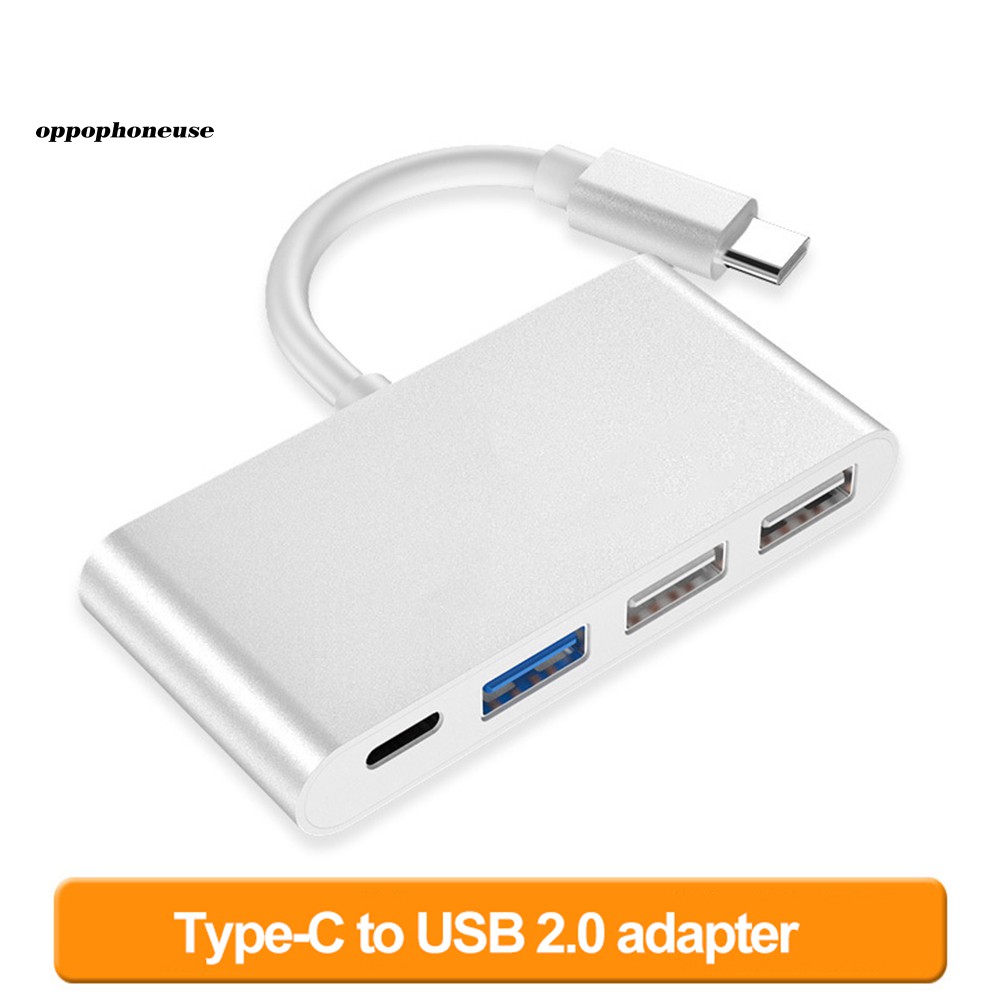 Đầu chuyển đổi 4 trong 1 Type C sang USB 2.0 3.0 dành cho Macbook | WebRaoVat - webraovat.net.vn