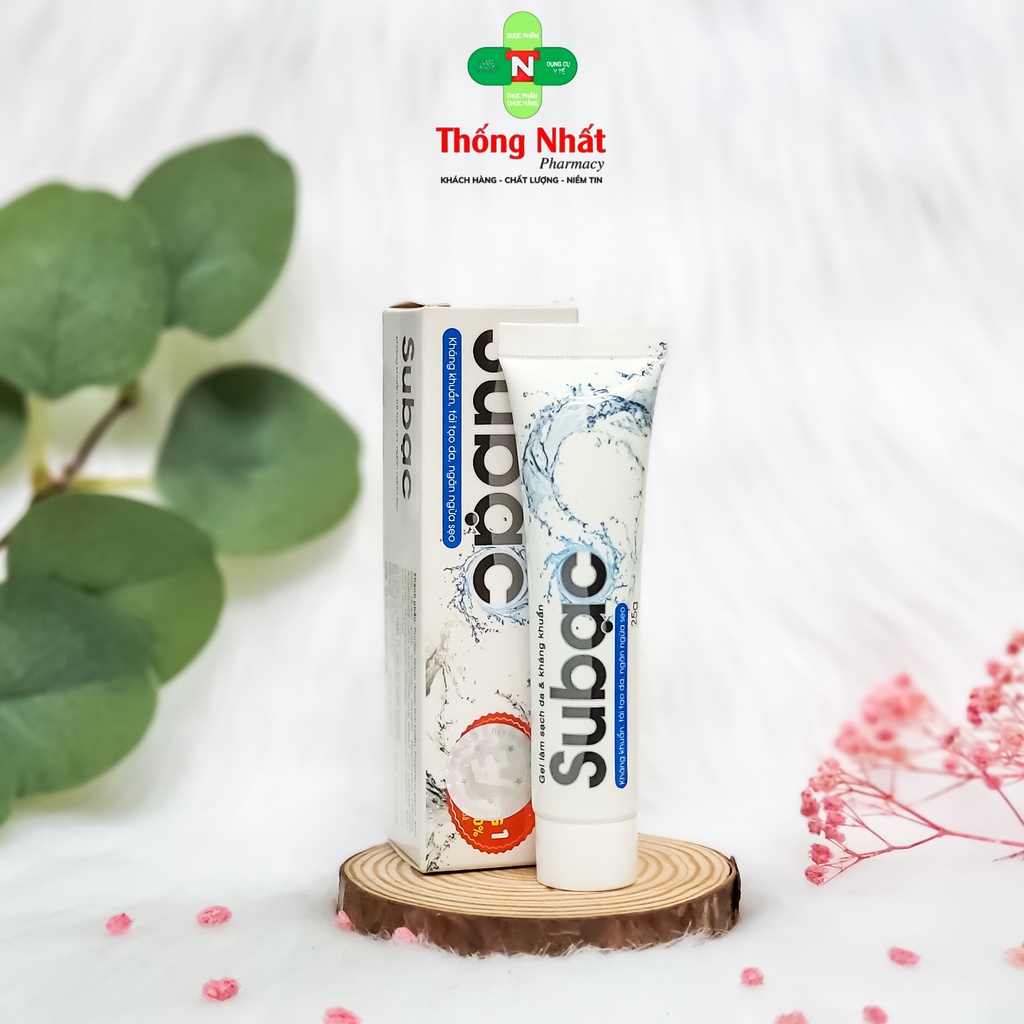 Su Bạc Gel Bôi Sát Khuẩn, Tái Tạo Da, Ngừa Sẹo Tuýp 25 gram