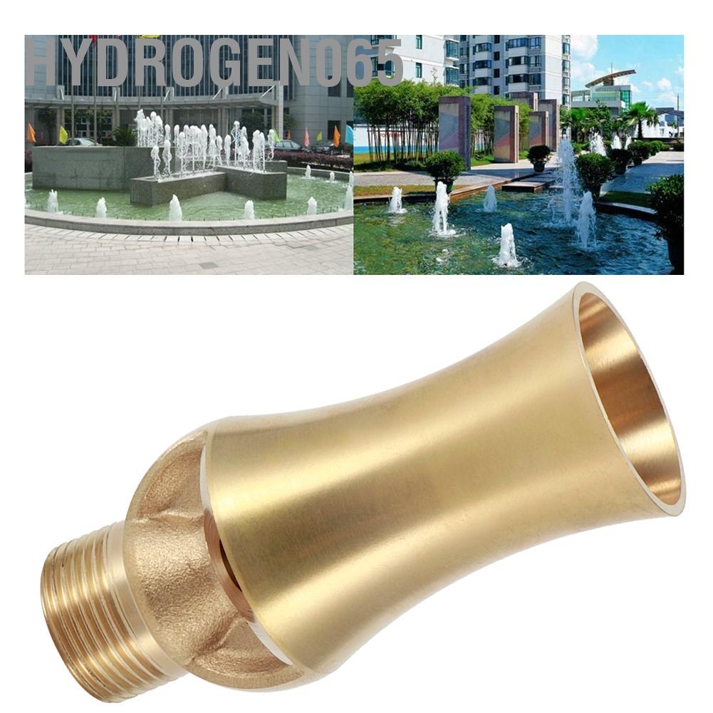 Hydrogen065 G1/2in Female Thread G3/4in Male Fountain Nozzle Sprinklers Landscaping Spray Head for Swimming Pool