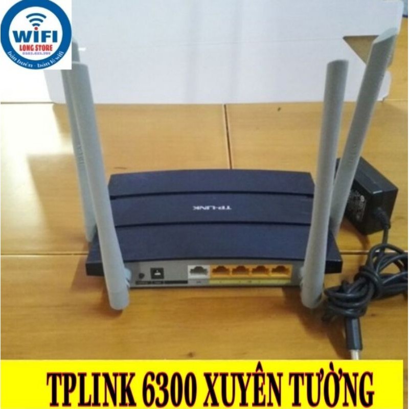 Cục phát wifi Tp-link 6300 và 3320 4 râu 2 băng tần xuyên tường