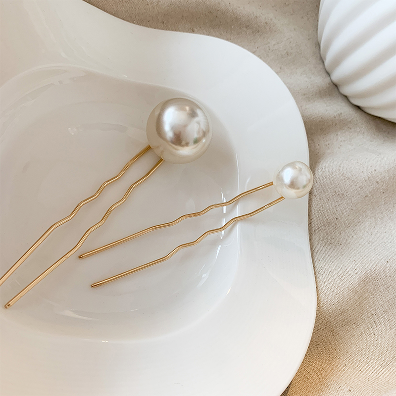 Kẹp tóc đính hạt ngọc trai giả xinh xắn dành cho nữ