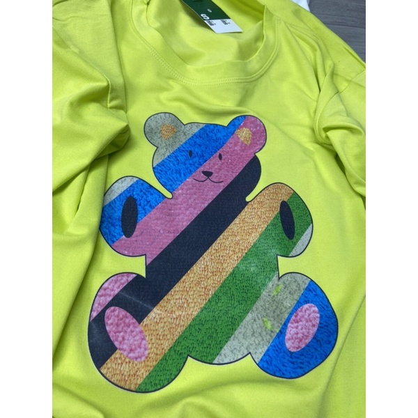 Áo phông cotton gấu dáng thụng tay lỡ form to rộng Áo thun nữ