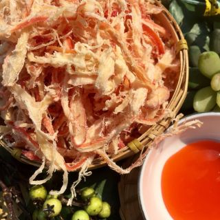 Khô mực hấp nuoc dừa