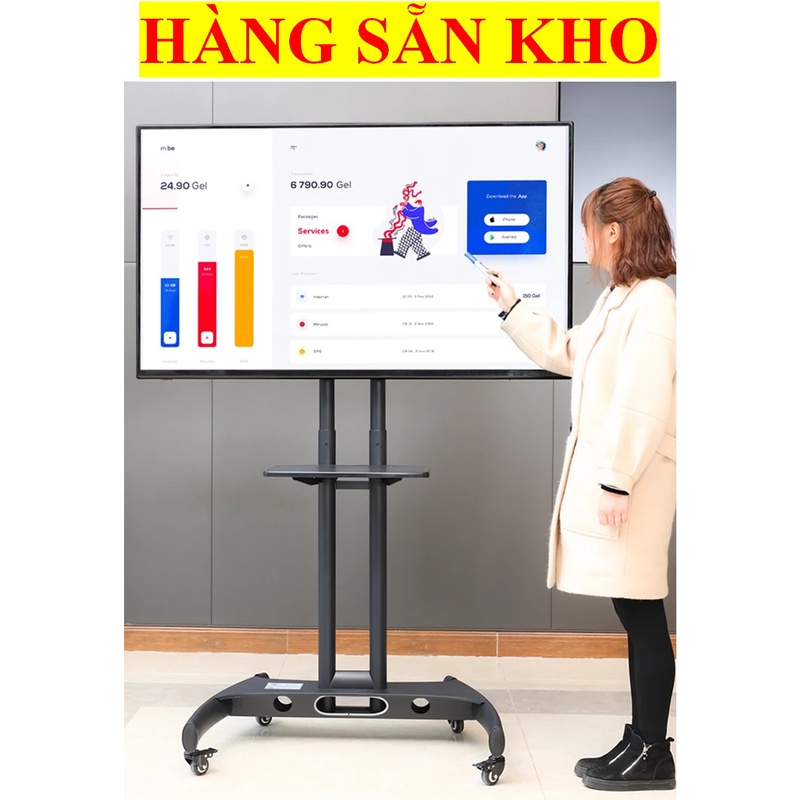 Giá Treo Tivi Di Động NB - AVA1500 TẶNG HDMI 5M