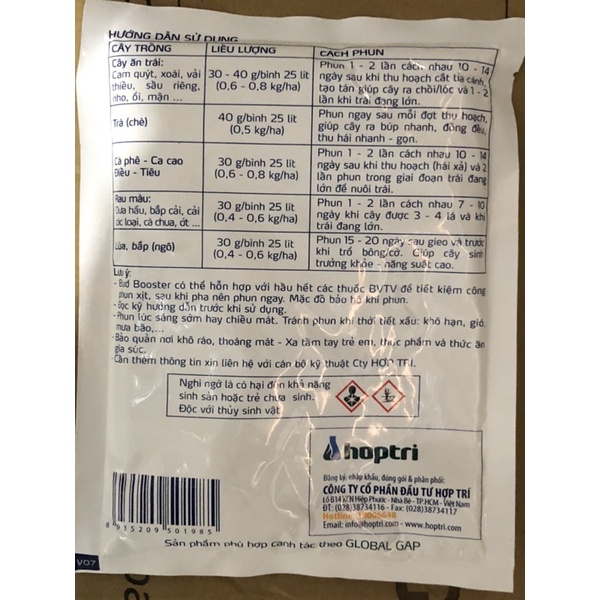 Phân bón lá hỗn hợp NPK YaraVita BUD BOOSTER