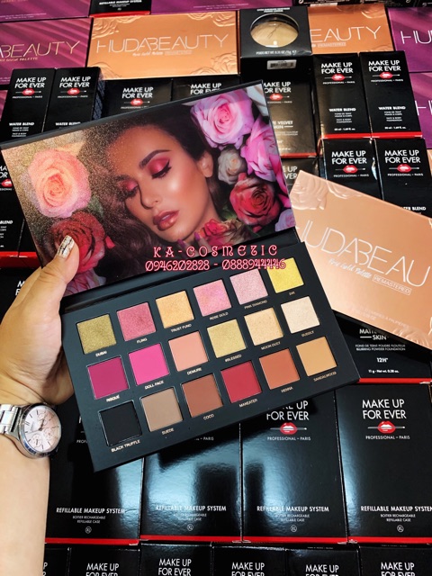 Bảng Màu Mắt Cao Cấp Huda Beauty Rose Gold Palette (Hàng xách tay chính hãng)