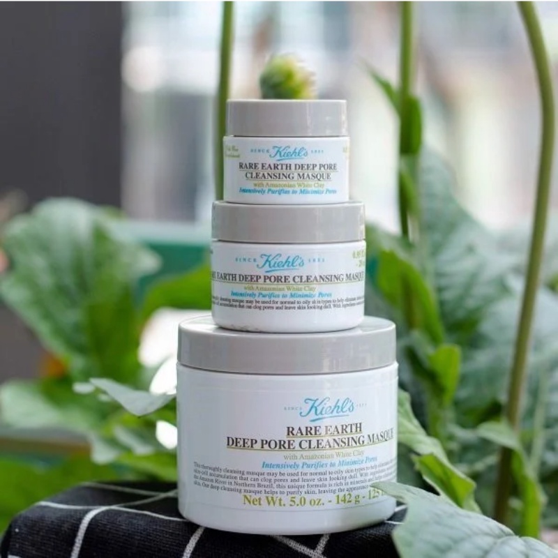 Mặt nạ đất sét giảm dầu giảm mụn Kiehl's Rare Earth Deep Pore Cleansing Masque