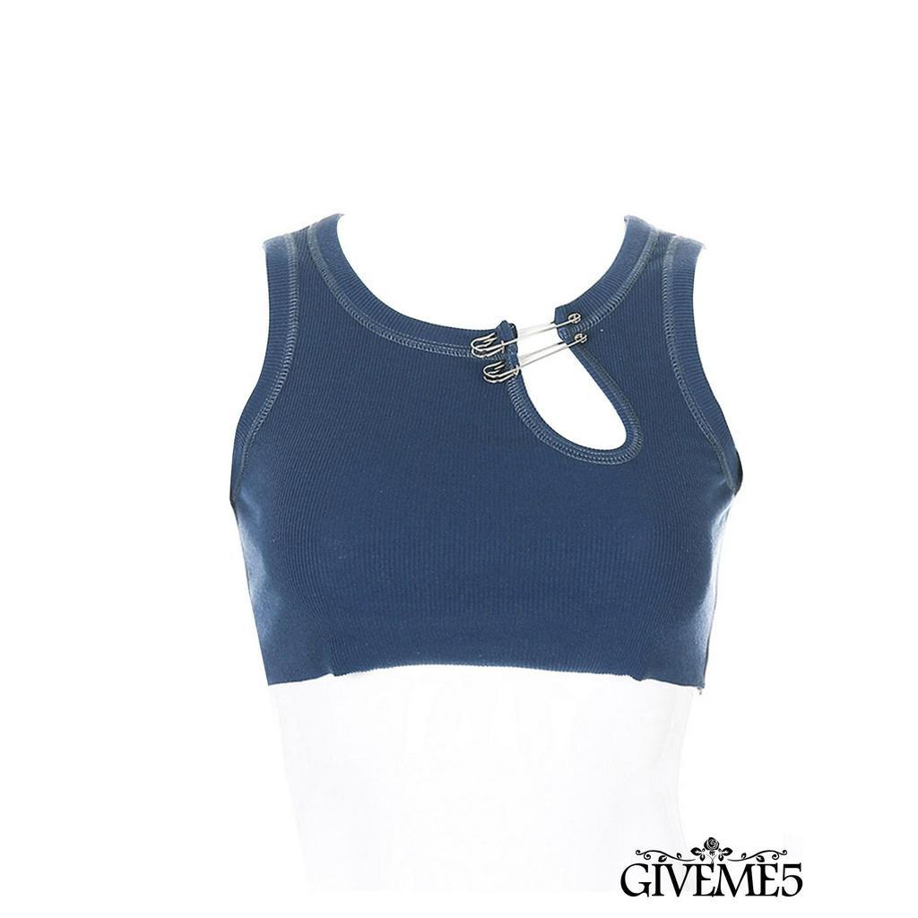 Áo Lửng Không Tay Thời Trang Quyến Rũ Cho Nữ