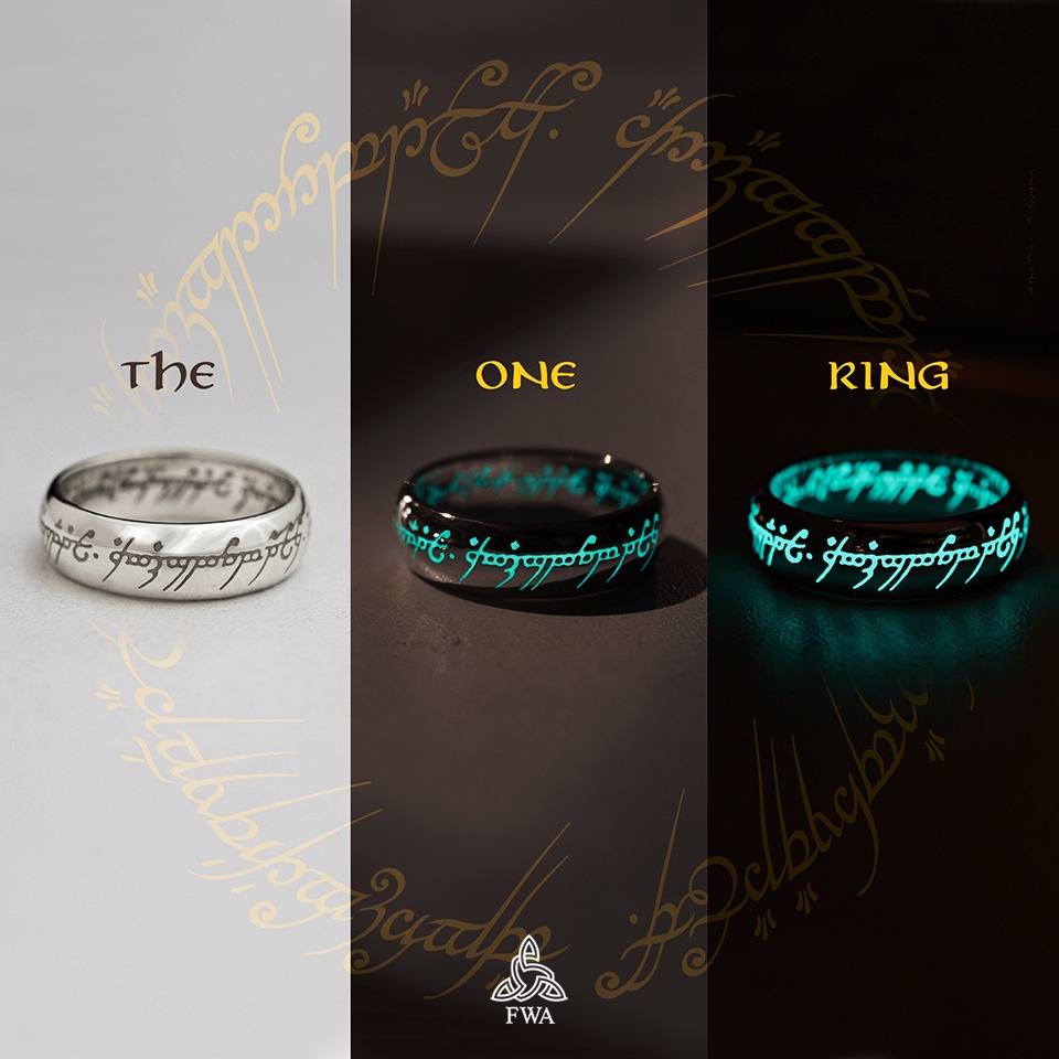 Nhẫn bạc nam nữ FWA One Ring - Chúa tể chiếc Nhẫn