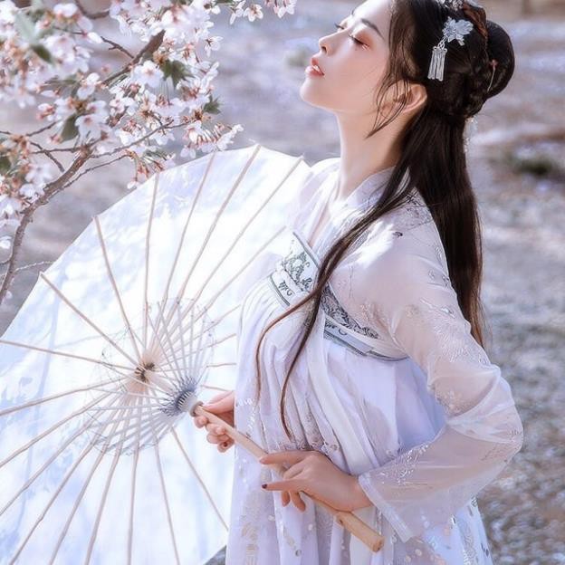 🌺  Hán phục Vân Hạc kèm áo choàng thắt ngực 3 màu