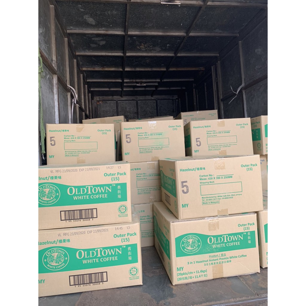 Combo 5 bịch cà phê trắng oldtown white coffee hazelnut malaysia | BigBuy360 - bigbuy360.vn