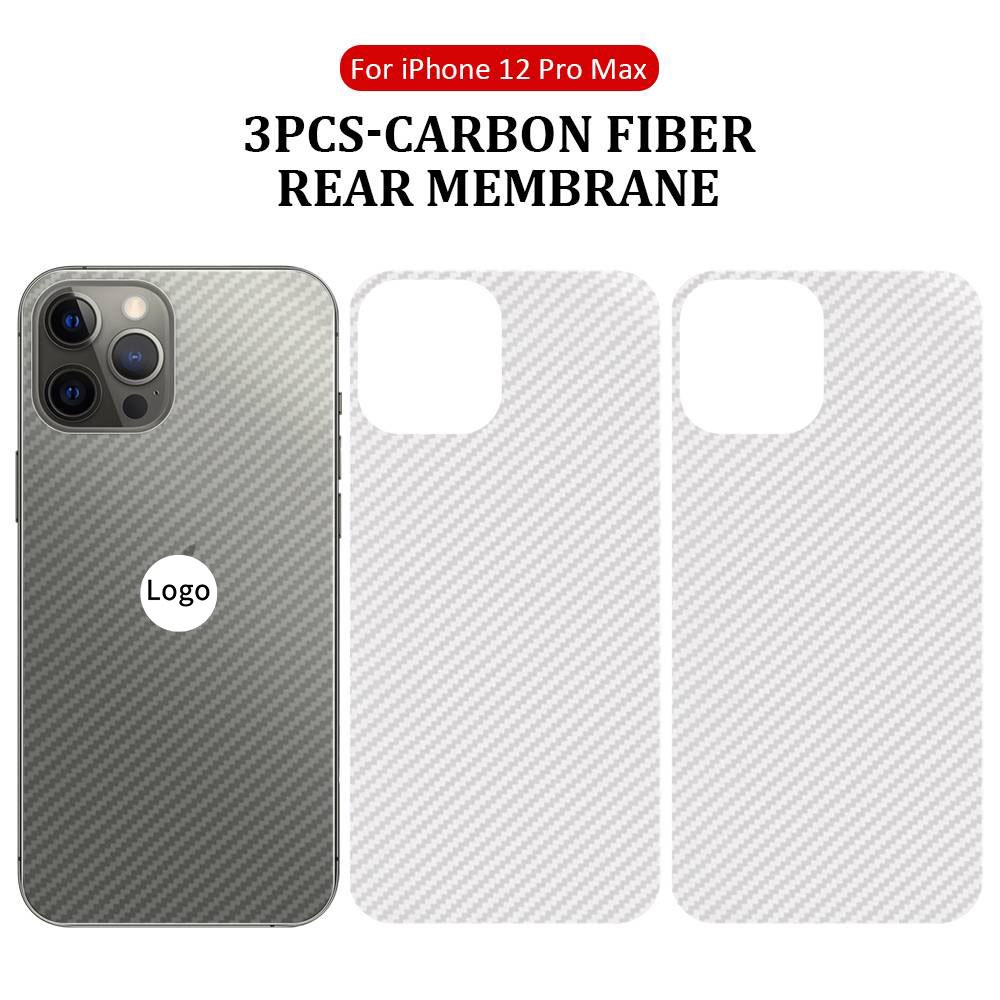 Phim Dán Bảo Vệ Mặt Sau Điện Thoại iphone 14 13 11 12 Pro Max Plus 7 8 Plus X XS Max XR SE 2020 2022 SE3 Bằng Sợi Carbon