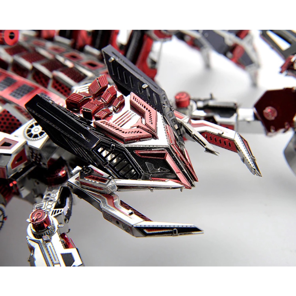 Mô Hình Kim Loại Lắp Ráp 3D Microworld Bò Cạp Bóng Đêm Red Devil Scorpion