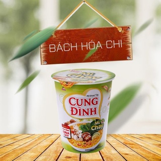 Thùng 24 ly Mì chay Cung Đình rau nấm chua cay ly 70g
