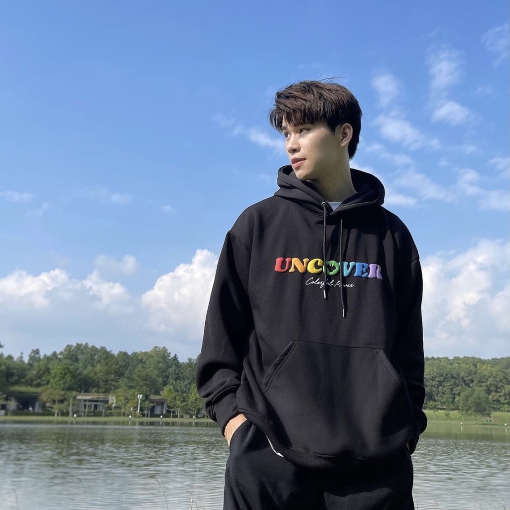 [Mã 2611THTRANG100K hoàn 10% xu đơn 99K] Áo Hoodie Local Brand Uncover Nam Nữ Vải Nỉ Bông Unisex Chữ 7 Màu Full Mạc