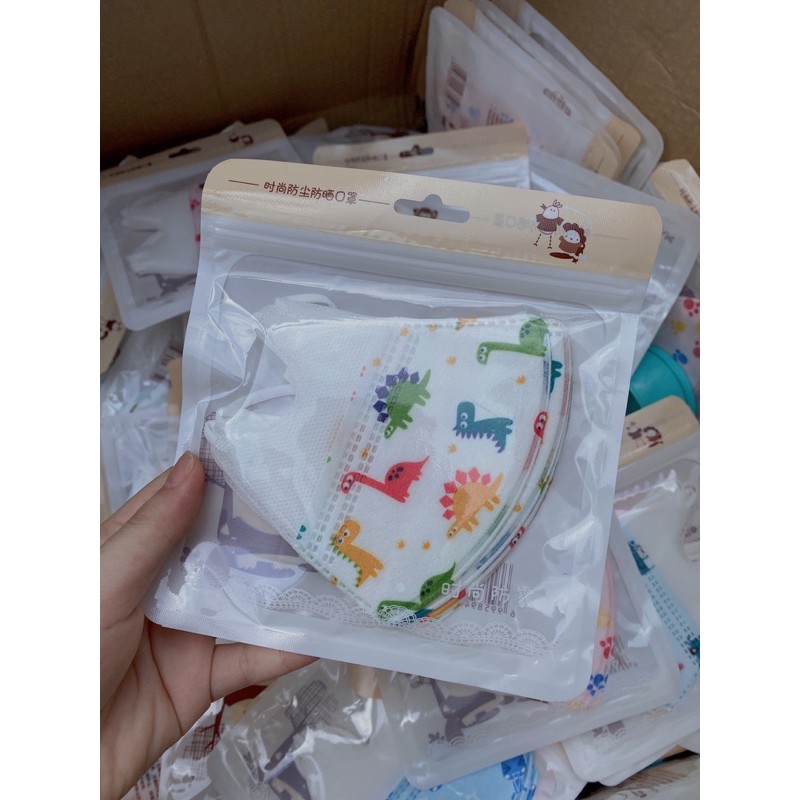 Set 10 KHẨU TRANG 3D CUTE CHO BÉ TỪ 3 THÁNG ĐẾN 10 TUỔI, DÀNH CHO TRẺ EM | BigBuy360 - bigbuy360.vn