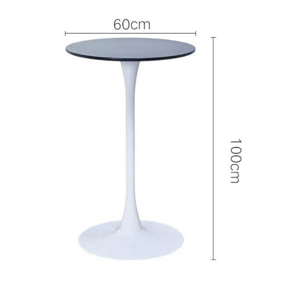 Bàn bar Tulip mặt gỗ chân sắt sơn tĩnh điện