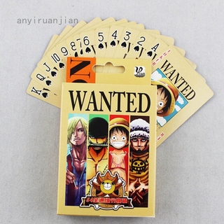 Mô Hình Nhân Vật Monkey D. One Piece Độc Đáo Sống Động Thẻ Bài Poker &amp; Bộ Bài Đồ Chơi Roronoa Cho Bé