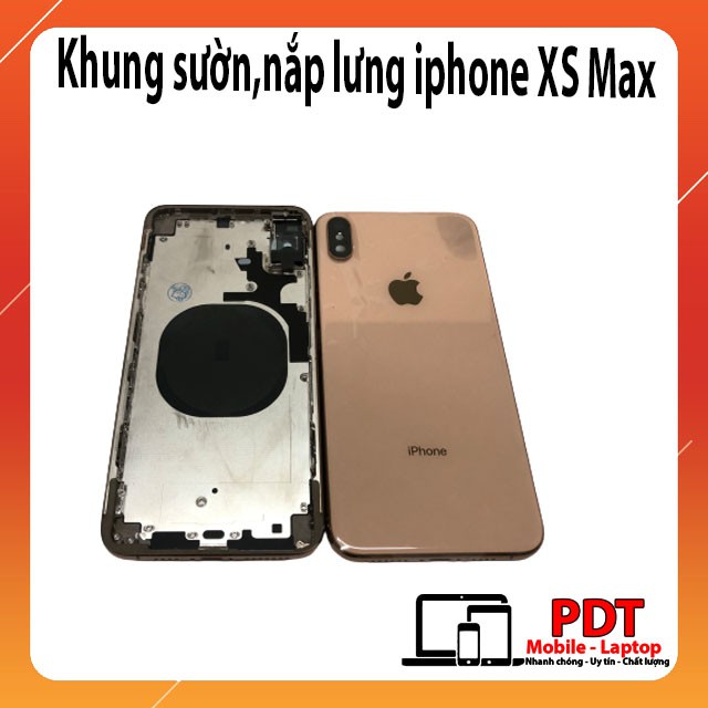 Khung sườn, nắp lưng iPhone  XS Max (Full nút + khay sim) - Vỏ đẹp thay như vỏ zin