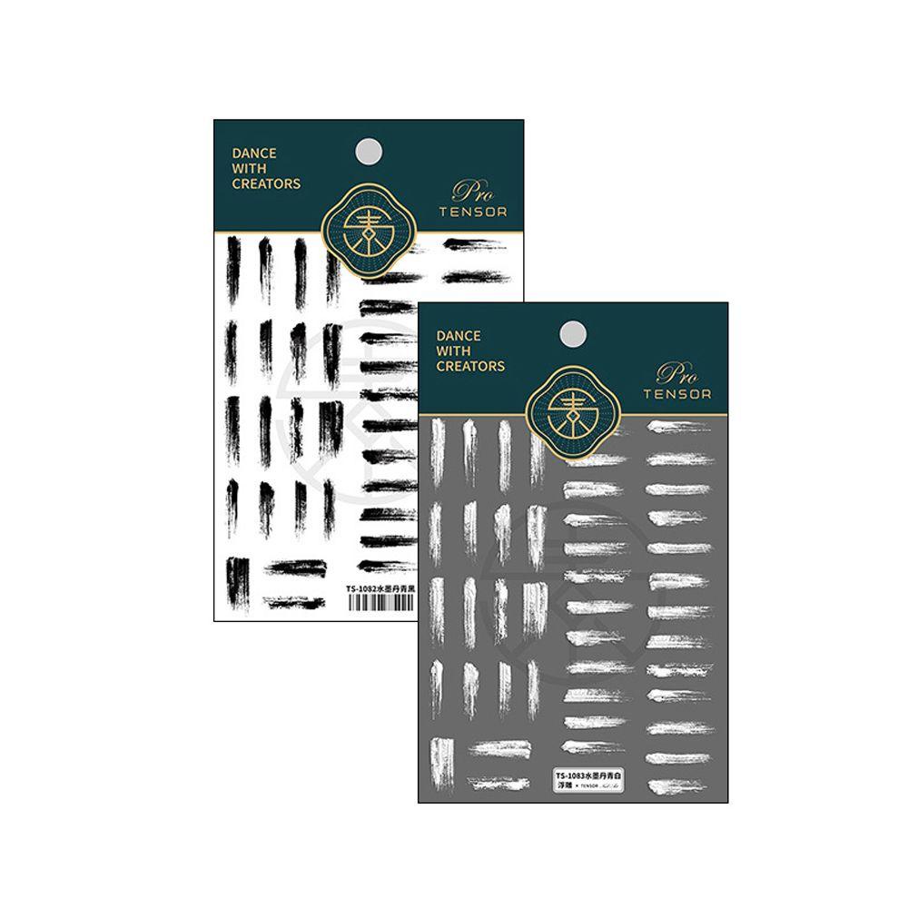 Miếng Dán Trang Trí Móng Tay Họa Tiết Chữ Và Mặt Trăng 5D DIY