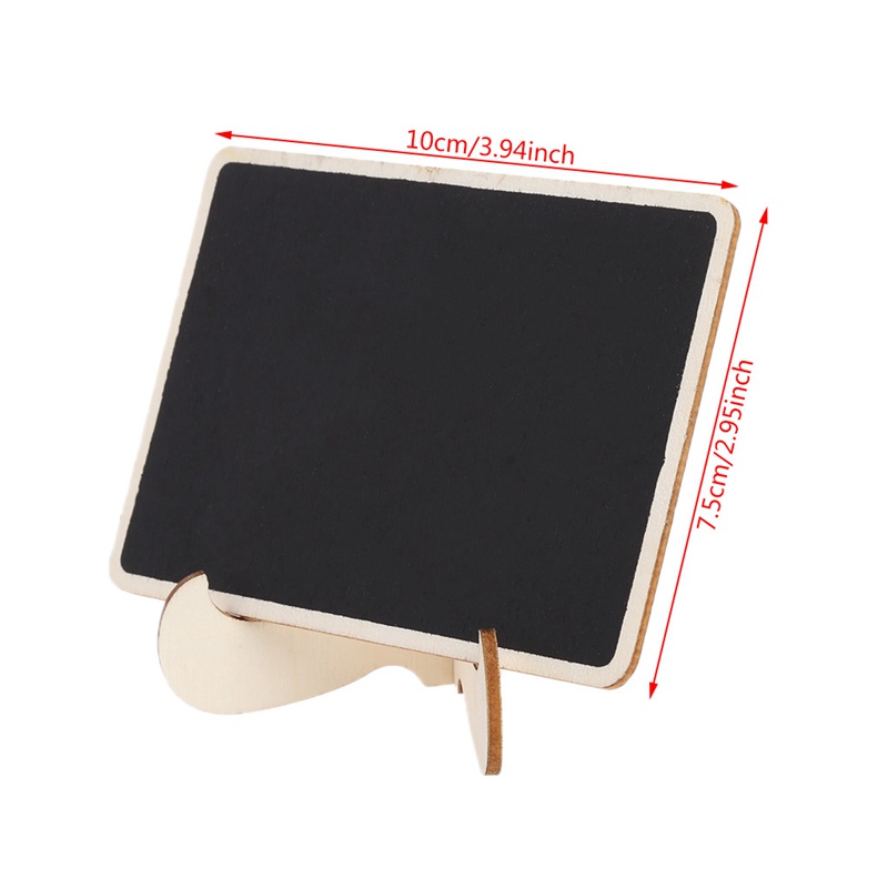 Bộ 12 bảng đen mini kèm giá đỡ dùng để trang trí bàn tiệc cưới