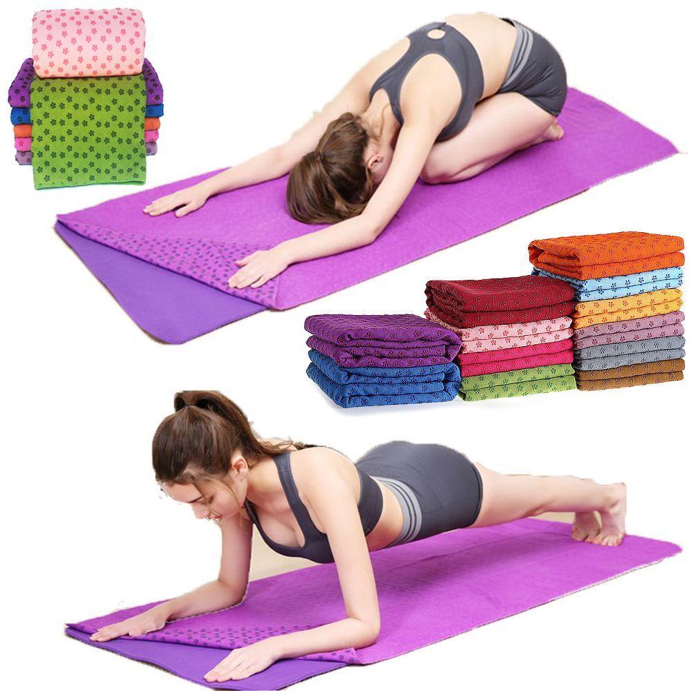 Thảm Tập Yoga / Pilates Bằng Sợi Micro Chống Trượt Kích Thước 183x63cm